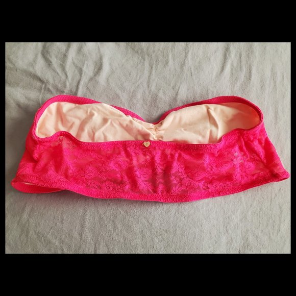 NWOT VS PINK Lacy Bandeau - Picture 3 of 5